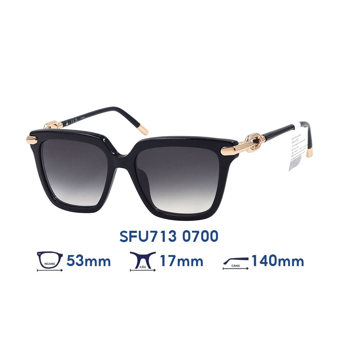 Kính mát FURLA SFU713 0700