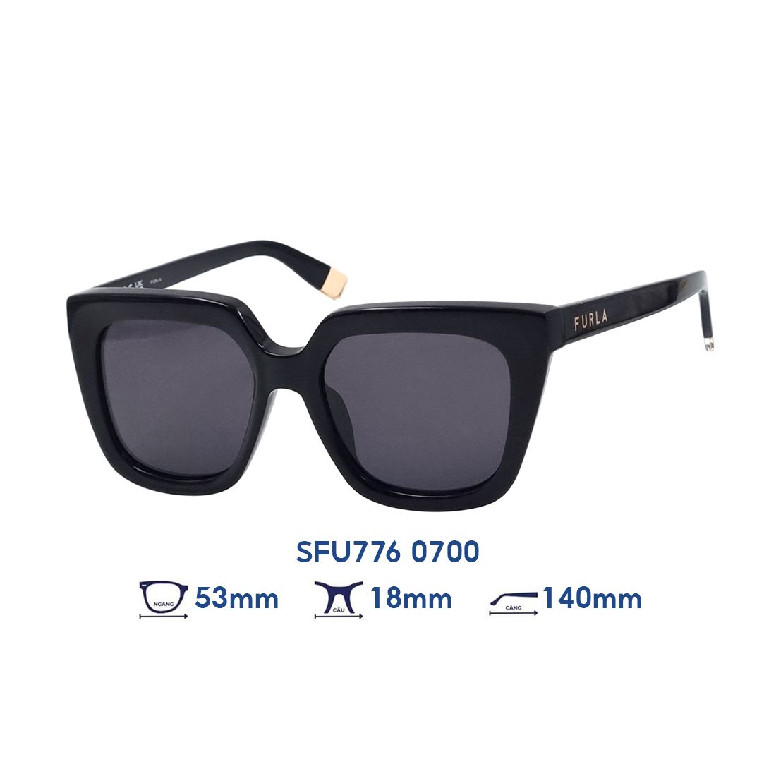  Kính mát FURLA SFU776 0700 