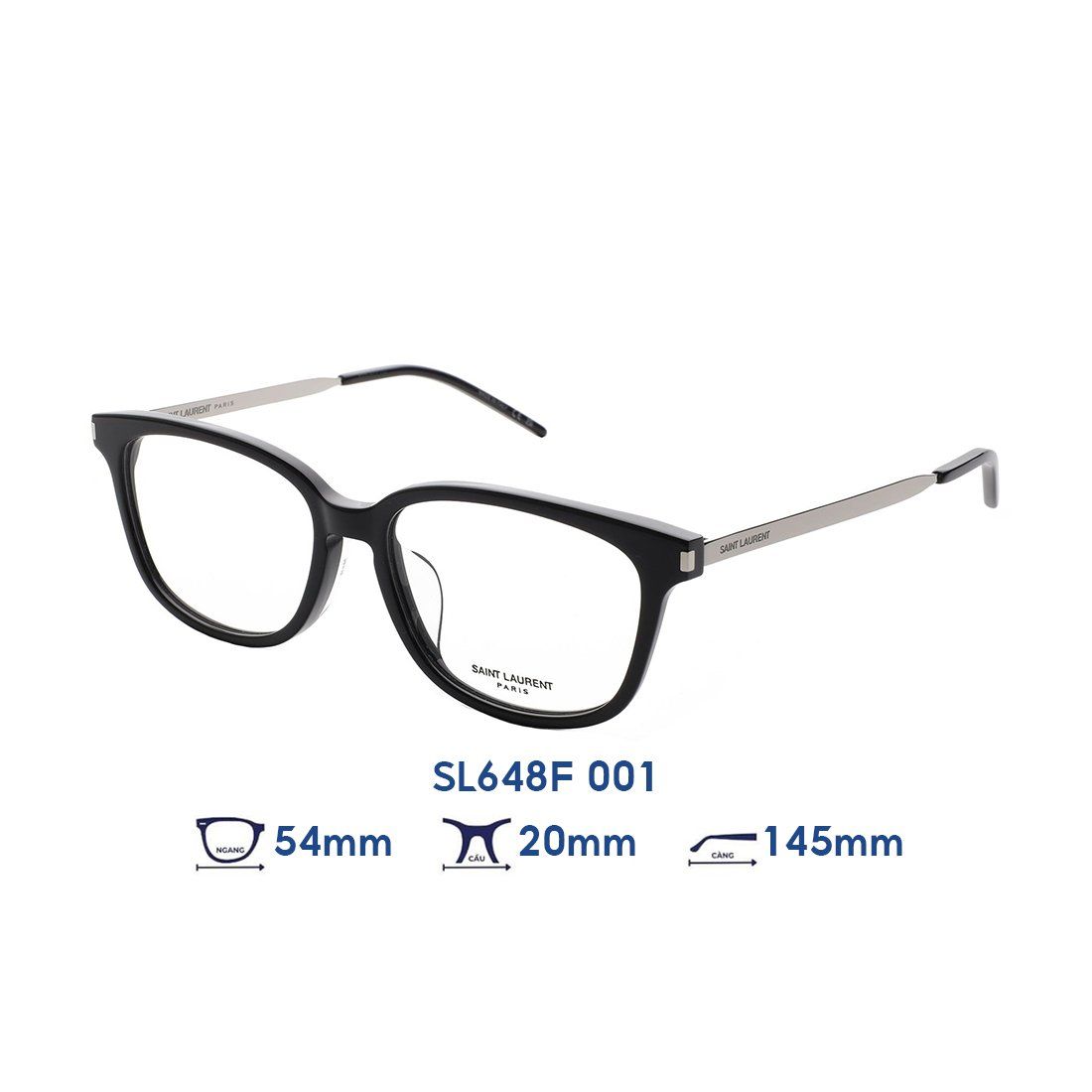  Gọng kính Saint Laurent SL648F 001 