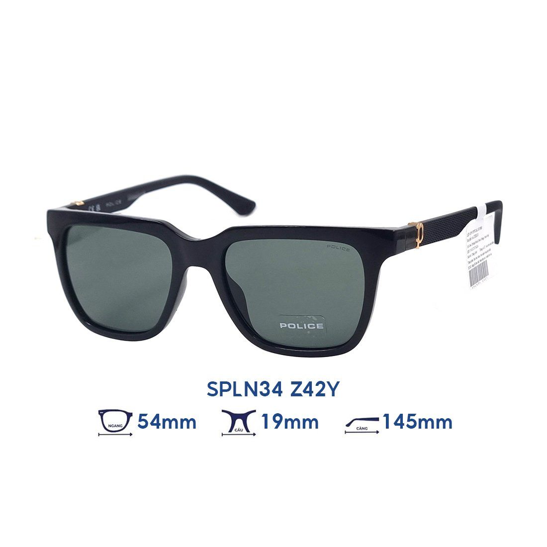  Kính mát POLICE SPLN34 Z42Y 