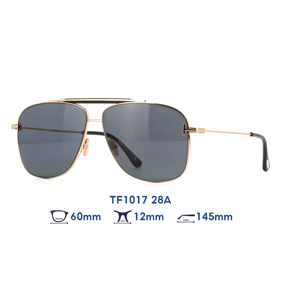  Kính mát Tom Ford TF1017 28A 