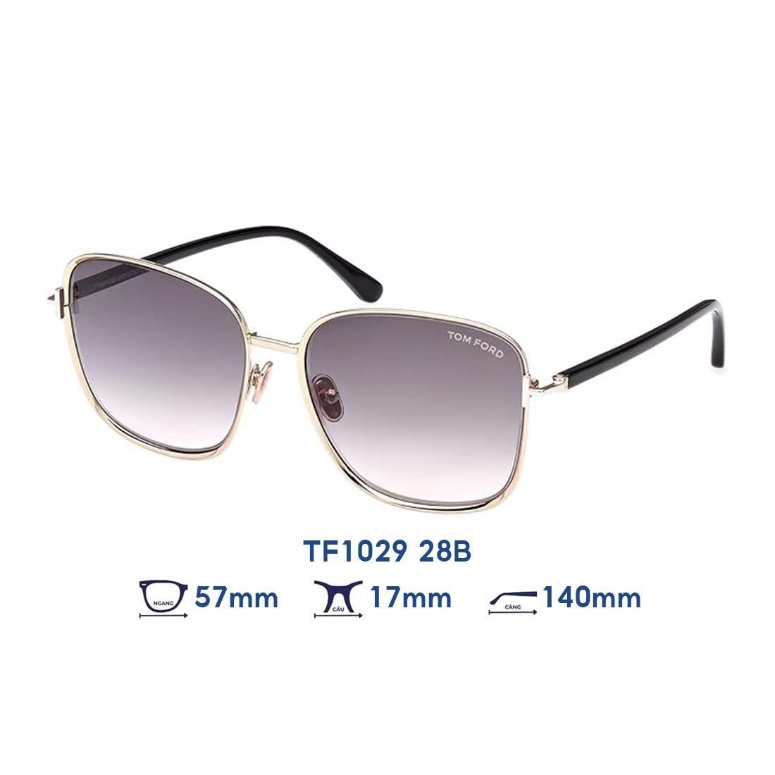  Kính mát Tom Ford TF1029 28B 