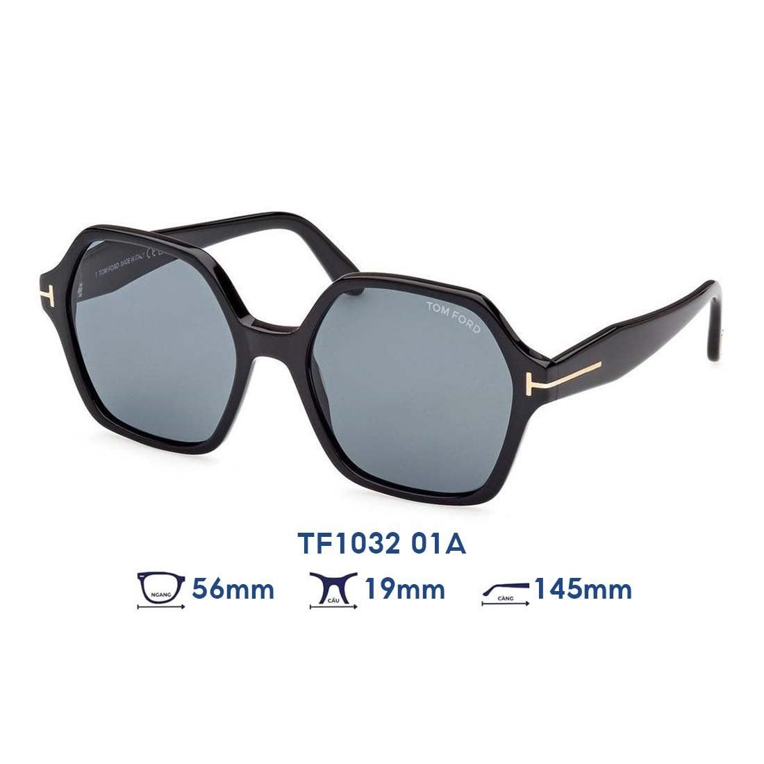 Kính mát Tom Ford TF1032 01A 