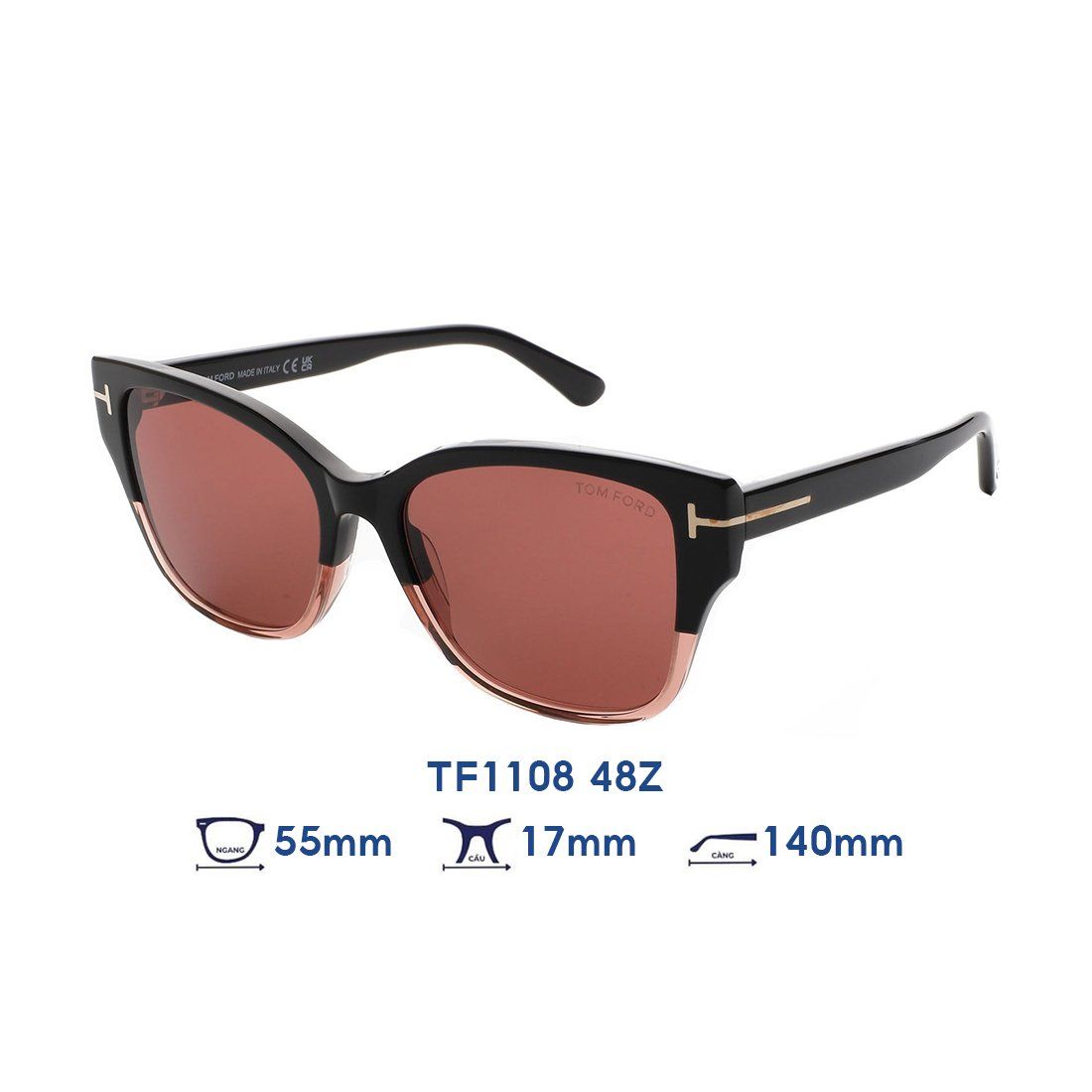  Kính mát Tom Ford TF1108 48Z 