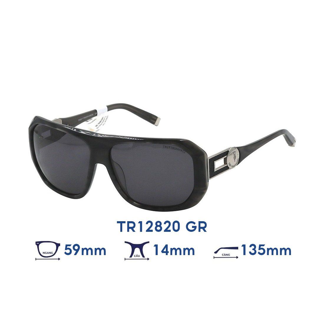  Kính mát Trussardi TR12820 GR 