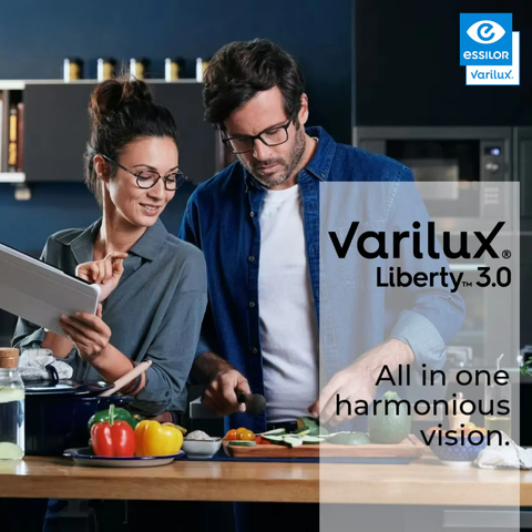 Tròng Kính Đa Tròng Essilor Varilux Liberty 3.0 Váng Max AZ - Lab Việt Nam