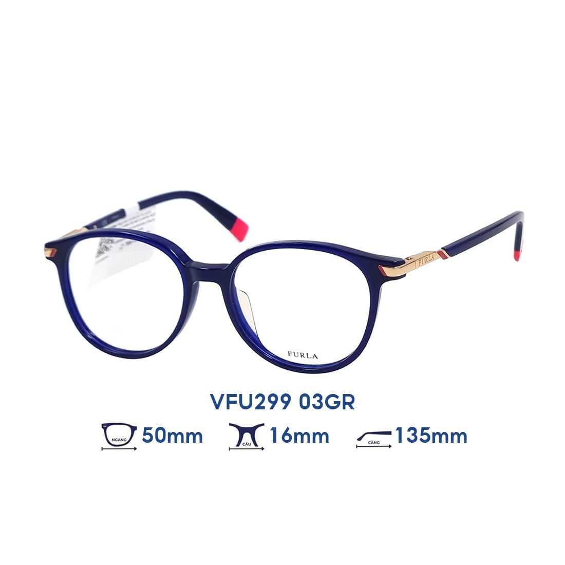  Gọng kính FURLA VFU299 03GR 
