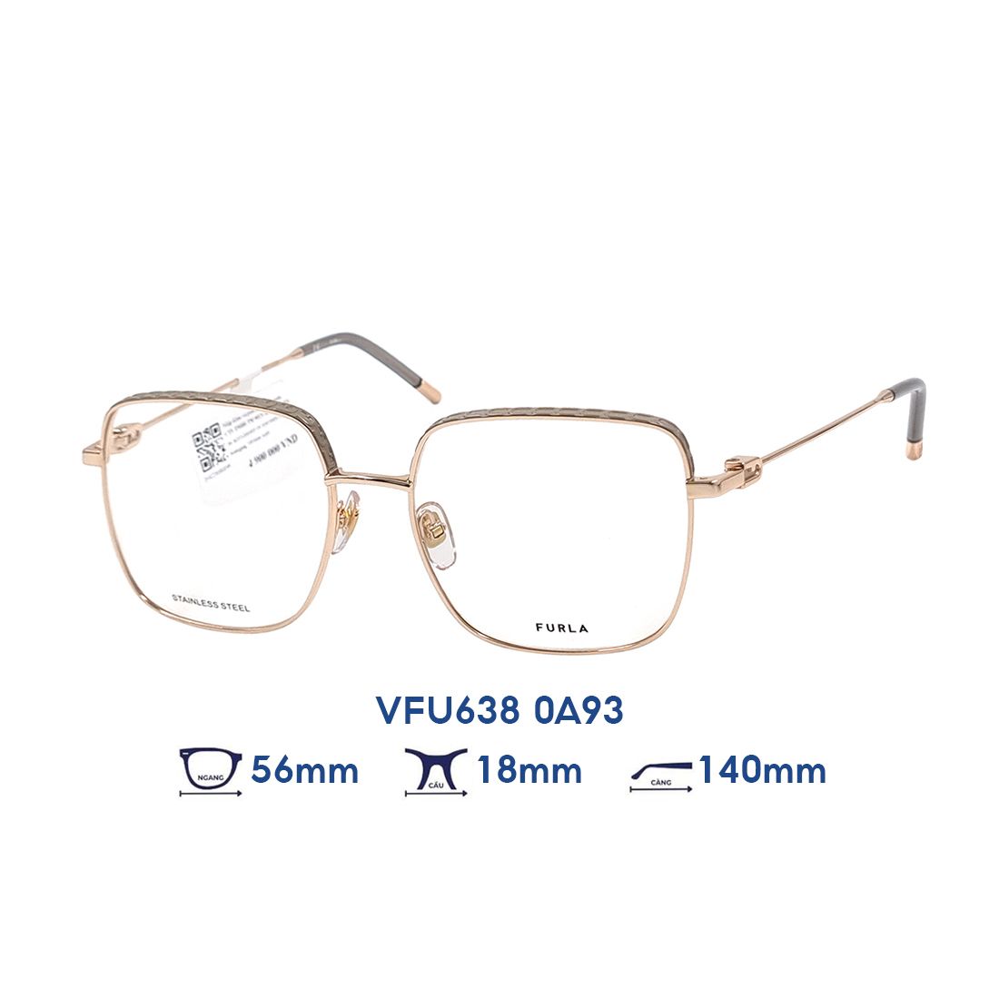  Gọng kính FURLA VFU638 0A93 