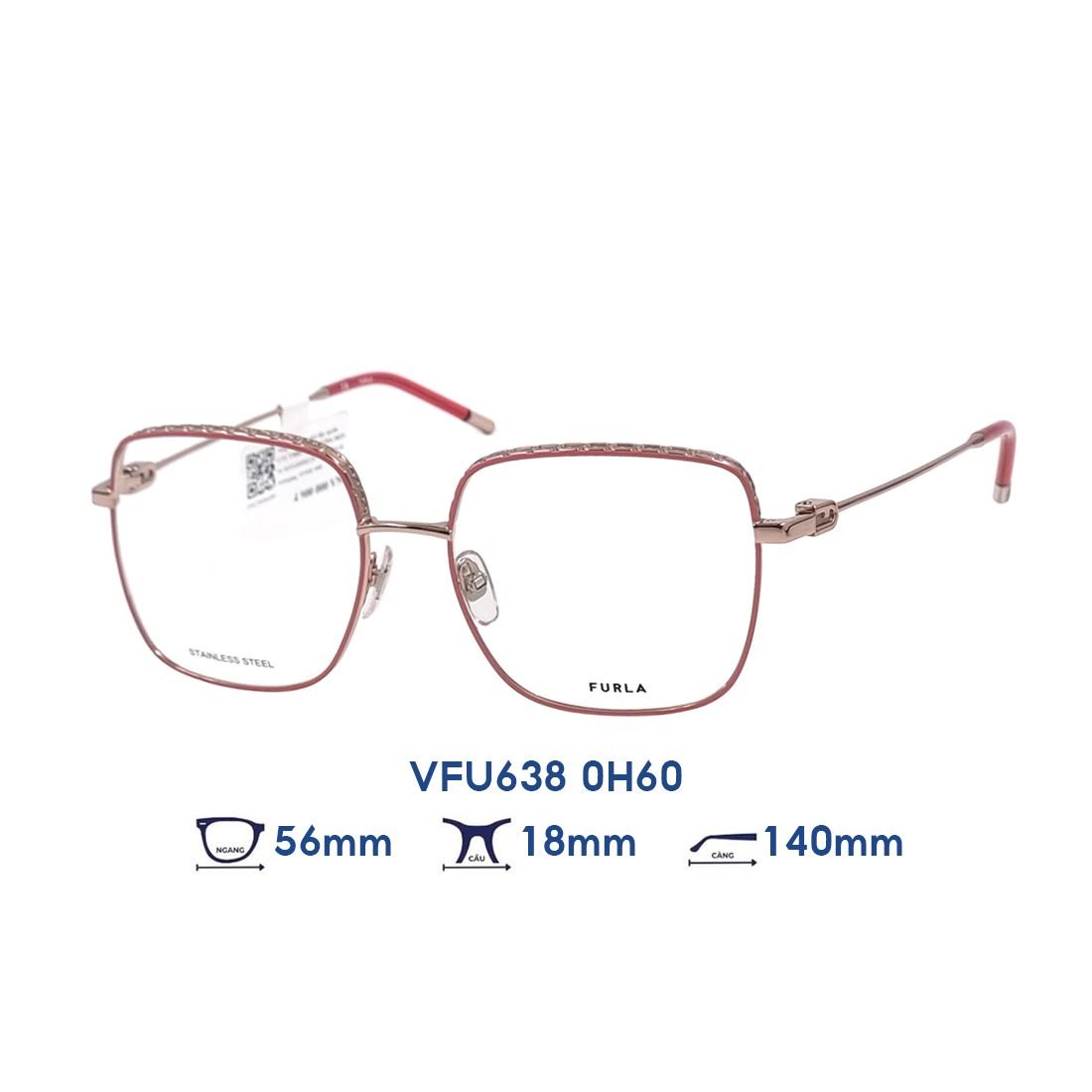  Gọng kính FURLA VFU638 0H60 