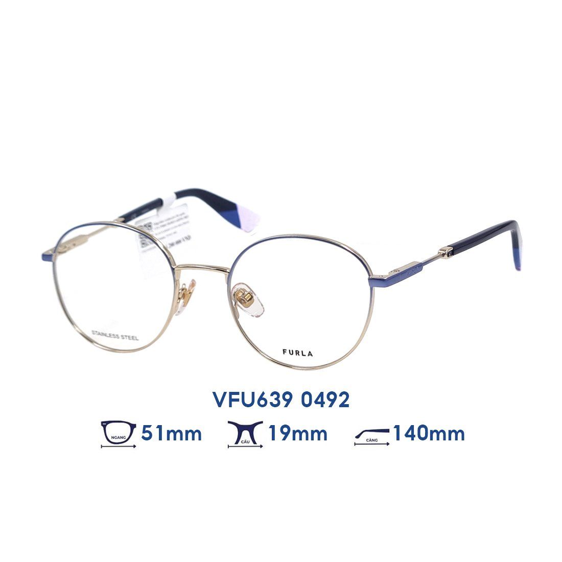  Gọng kính FURLA VFU639 0492 