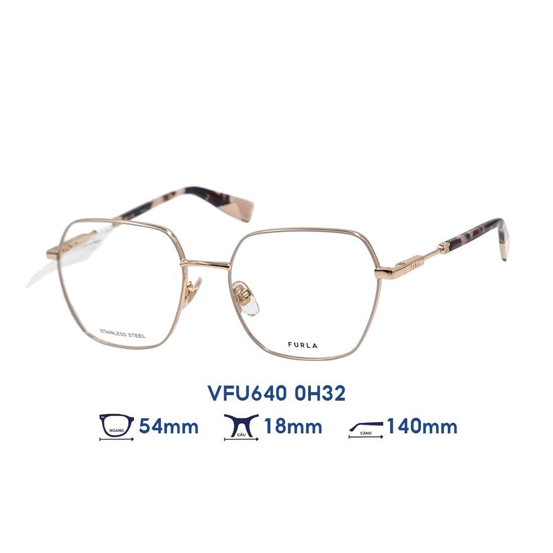  Gọng kính FURLA VFU640 0H32 