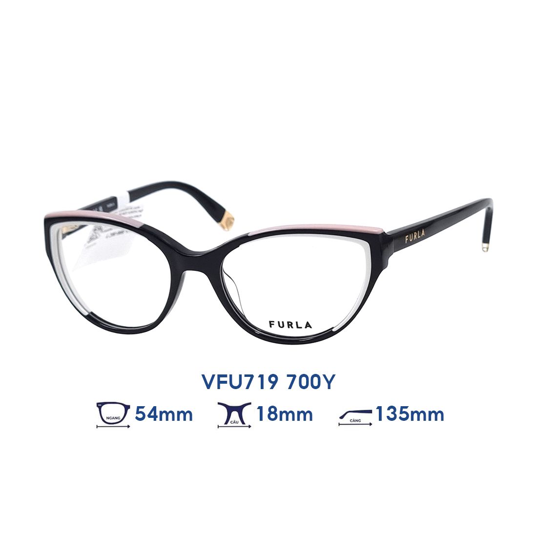 Gọng kính FURLA VFU719 700Y 