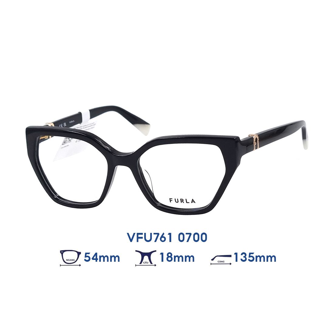  Gọng kính FURLA VFU761 0700 