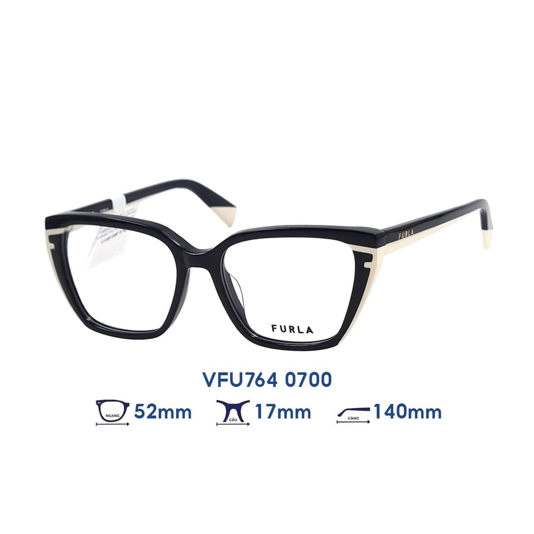  Gọng kính FURLA VFU764 0700 
