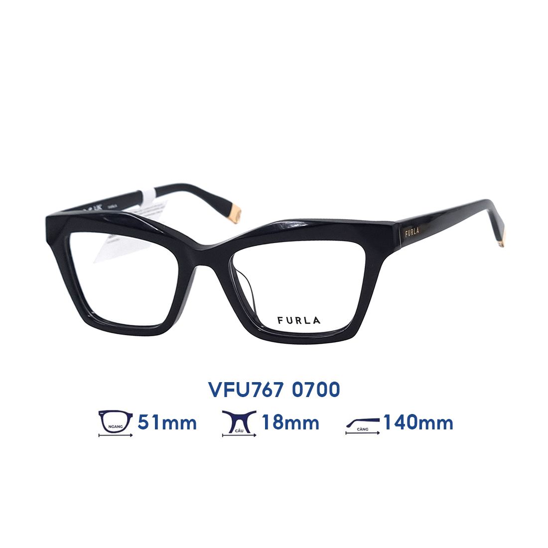  Gọng kính FURLA VFU767 0700 
