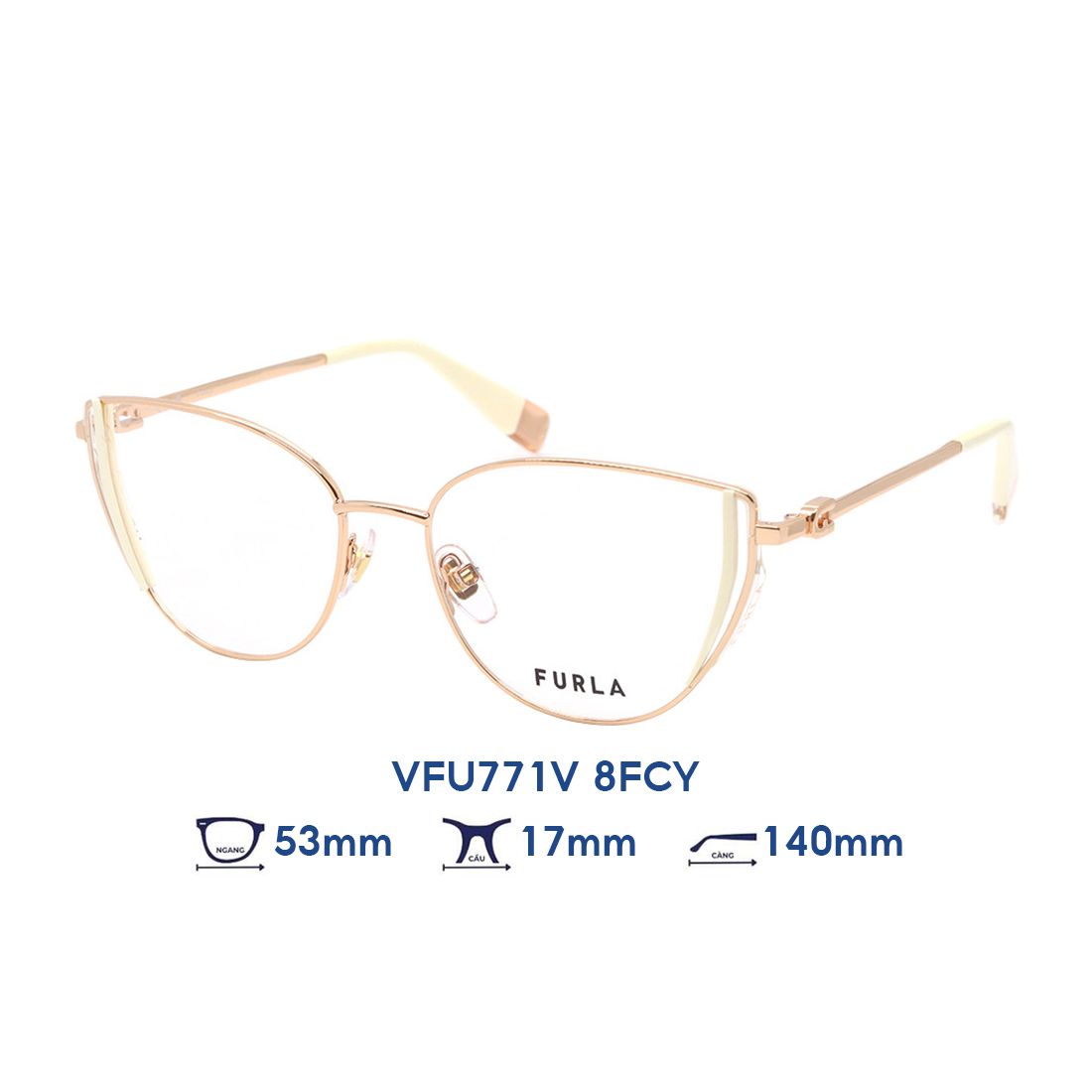  Gọng kính FURLA VFU771V 8FCY 