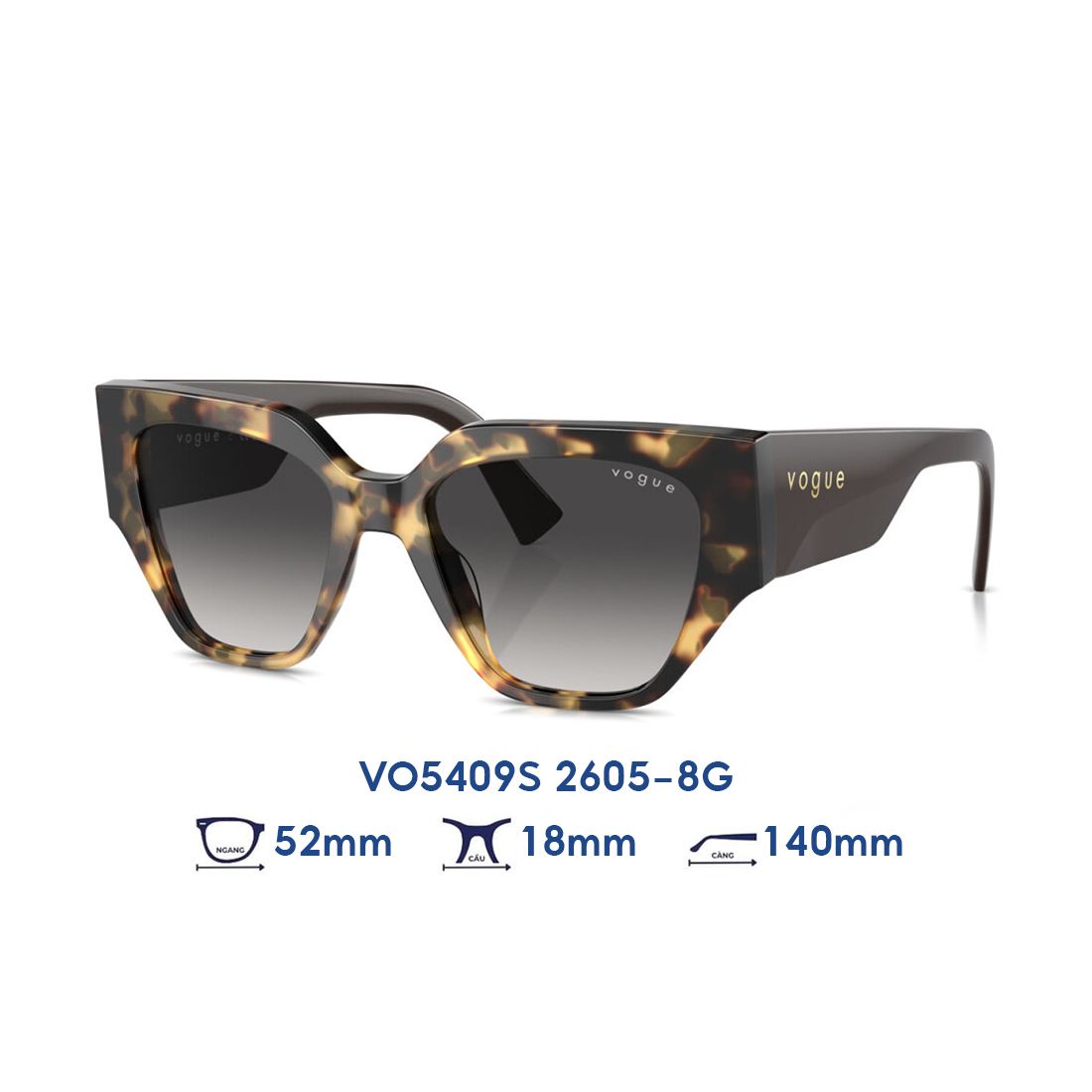  Kính mát VOGUE VO5409S 2605/8G 