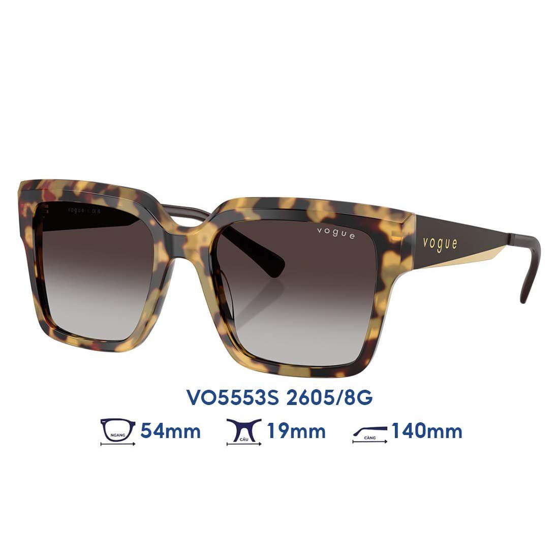  Kính mát VOGUE VO5553S 2605/8G 