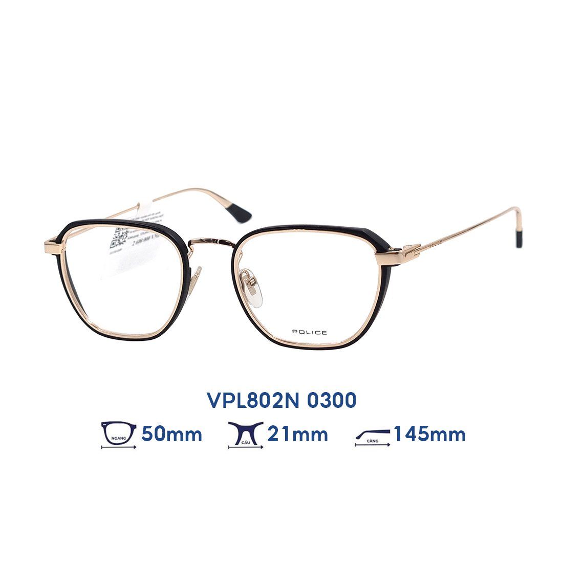  Gọng kính POLICE VPL802N 0300 