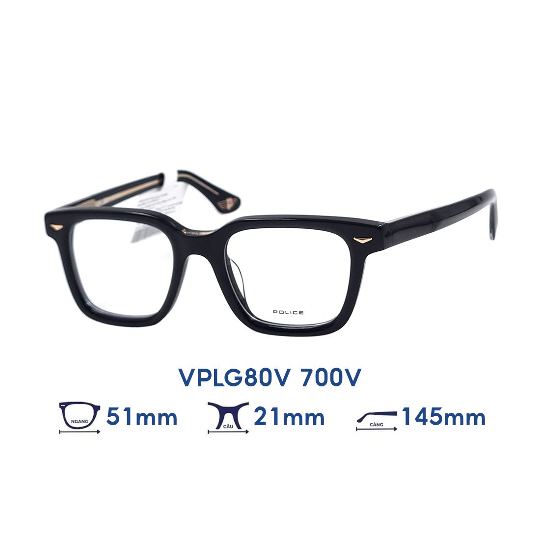  Gọng kính POLICE VPLG80V 700V 