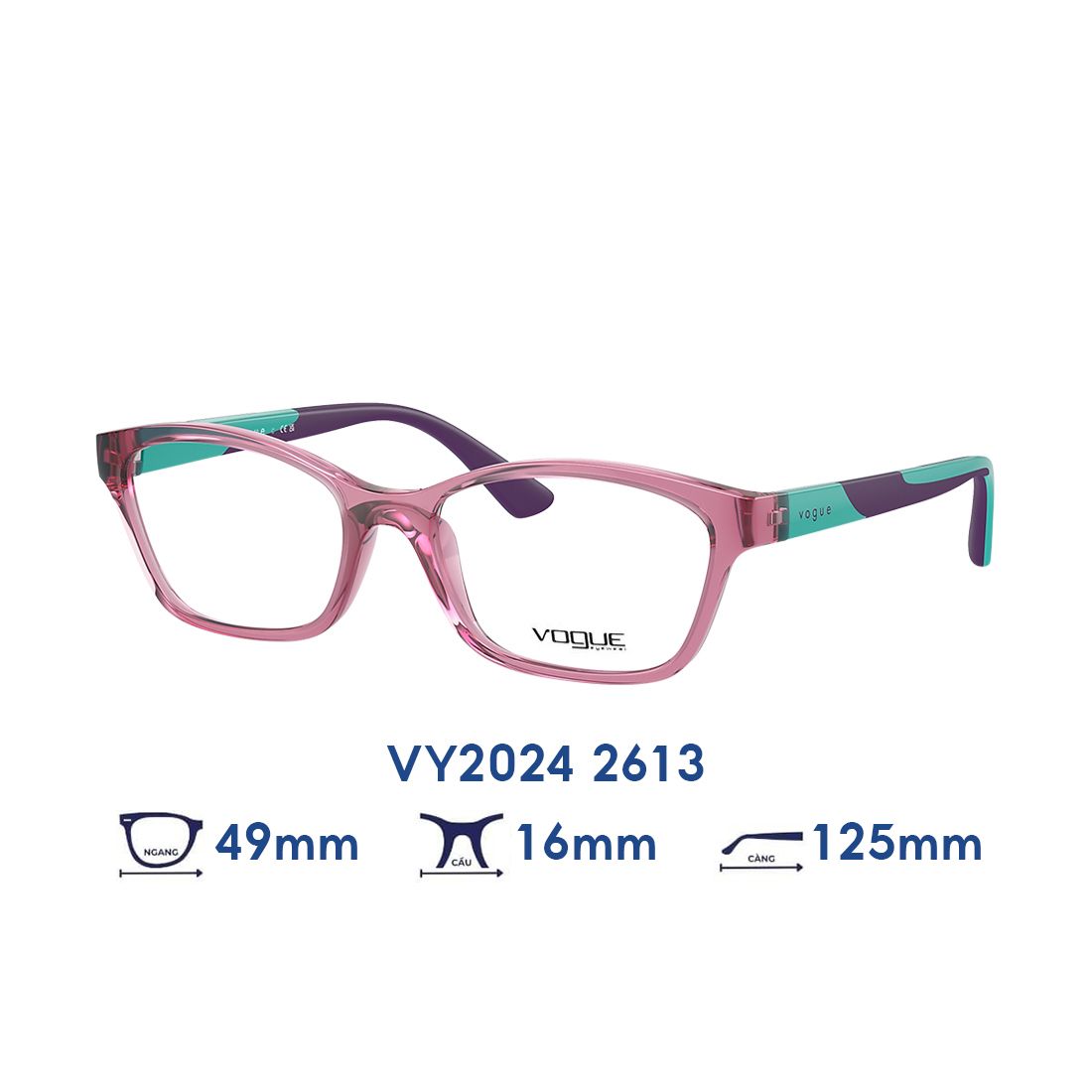  Gọng kính trẻ em kids VOGUE VY2024 2613 