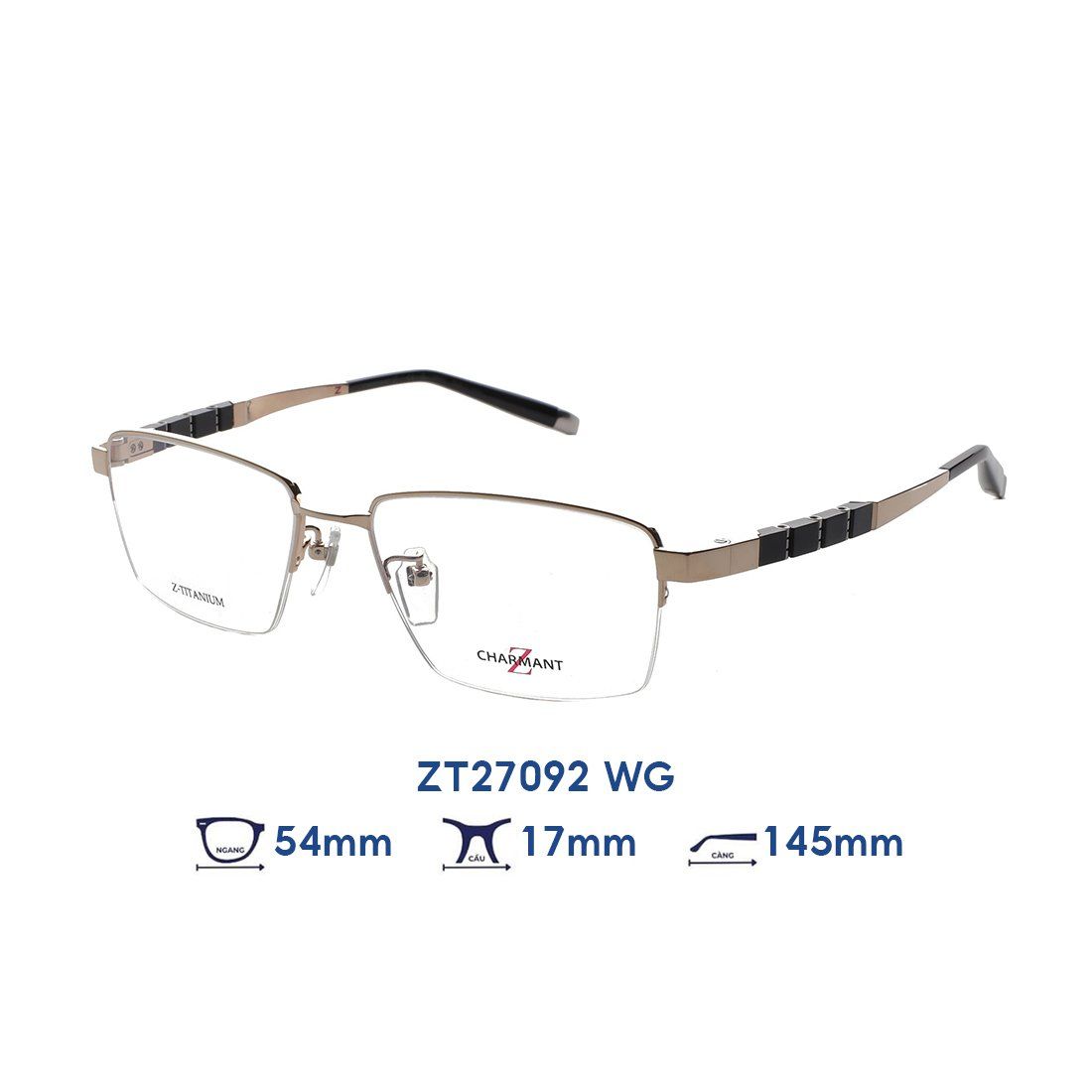  Gọng kính CHARMANT Z ZT27092 WG 