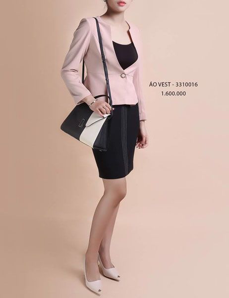  BLAZER NUDE DÁNG LỬNG 