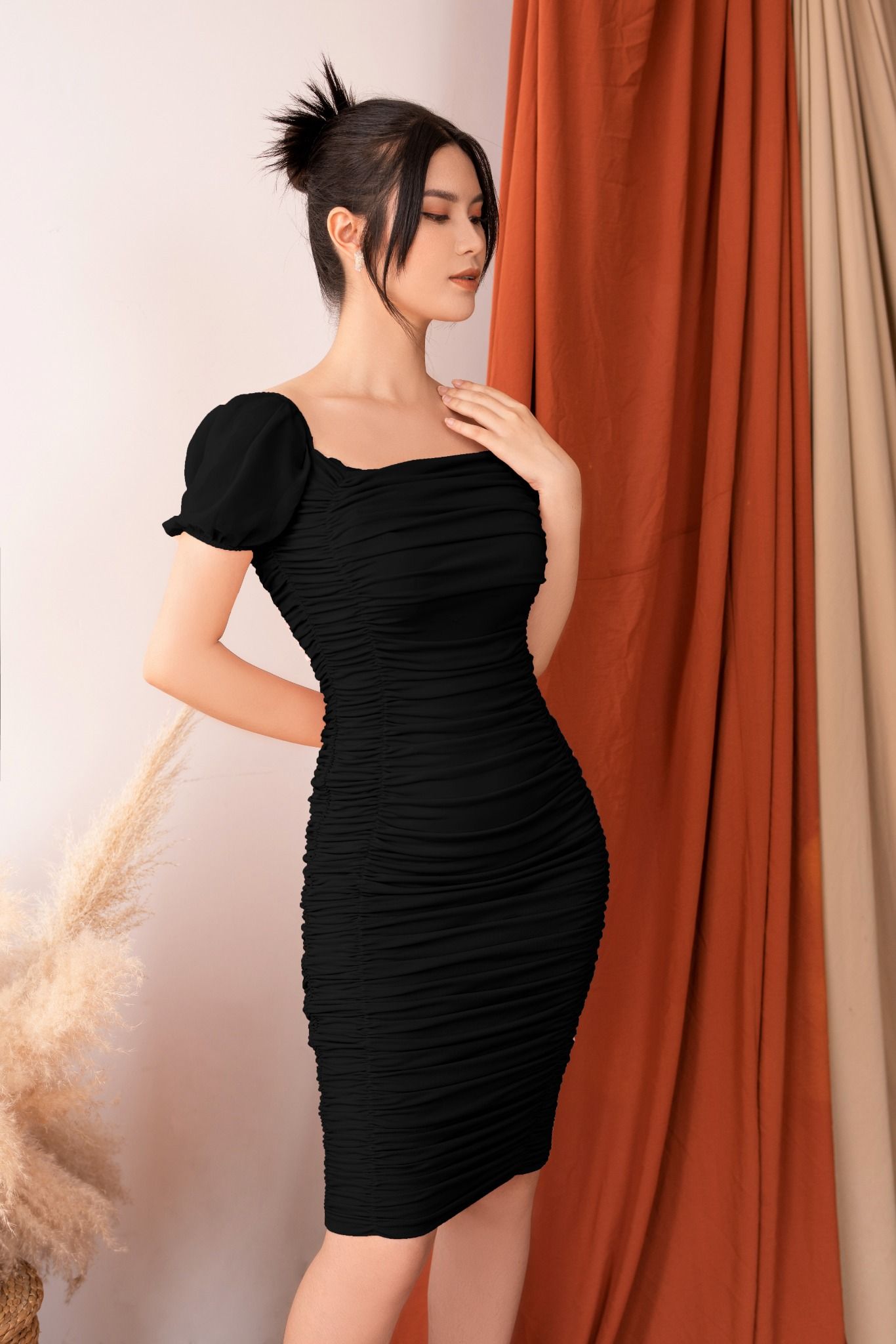  Đầm body nhún - 6730590 