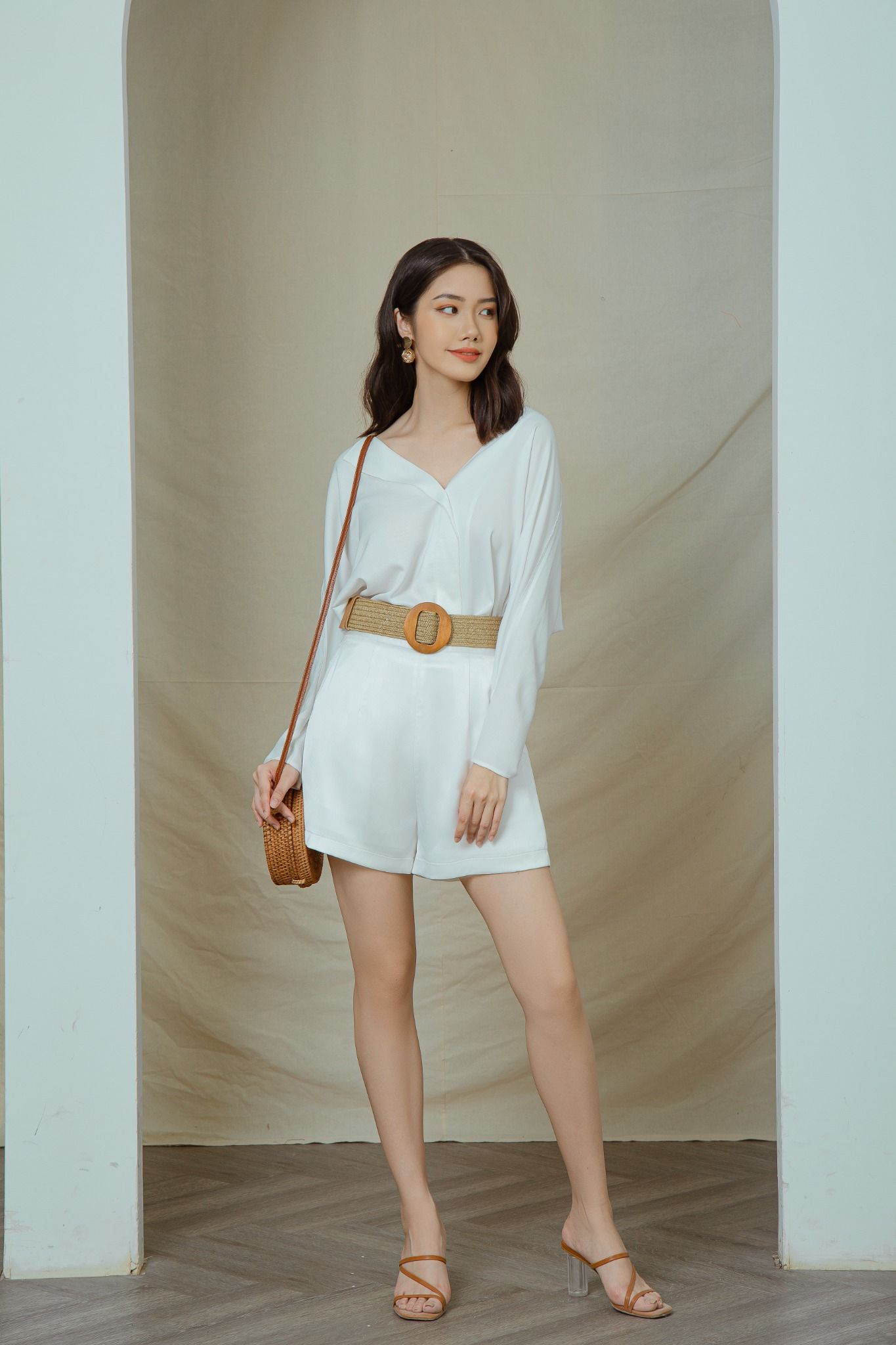  Quần sooc đai nơ 95102 