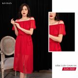  Đầm xòe trễ vai 64B00021-2 