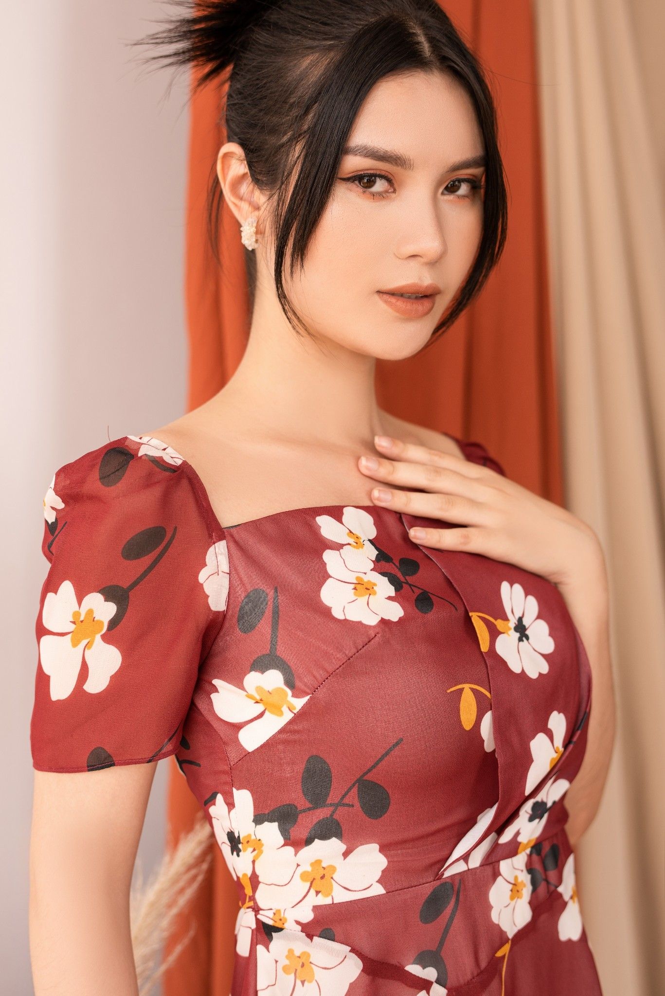  Đầm xòe chiffon 