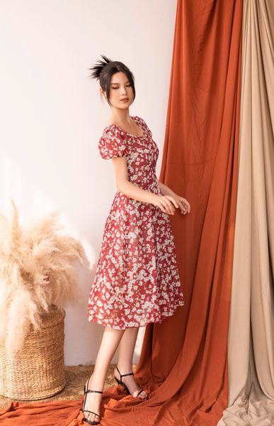  Đầm xòe chiffon 10276-2 