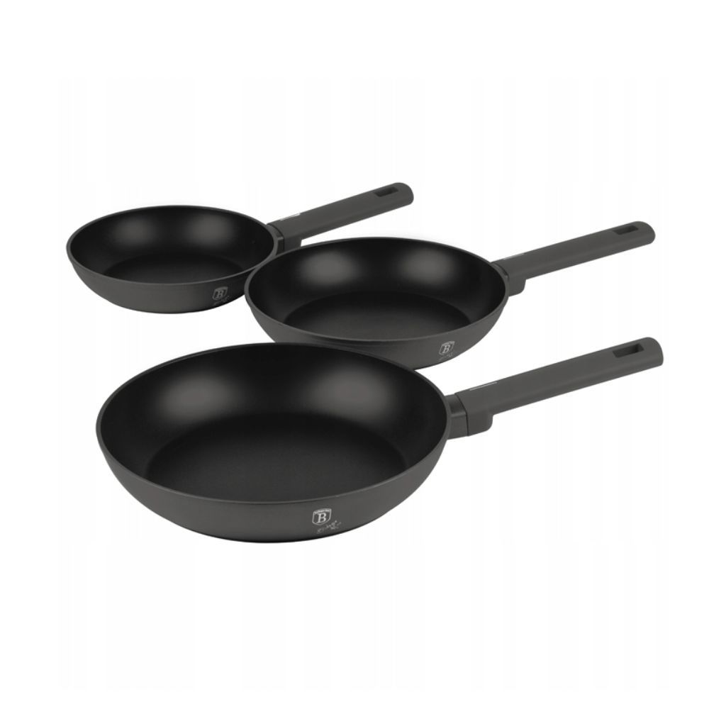 bo 3 chao berlinger haus bh 8138 3pcs frypan set 20 24 28cm mau than den antracit collection