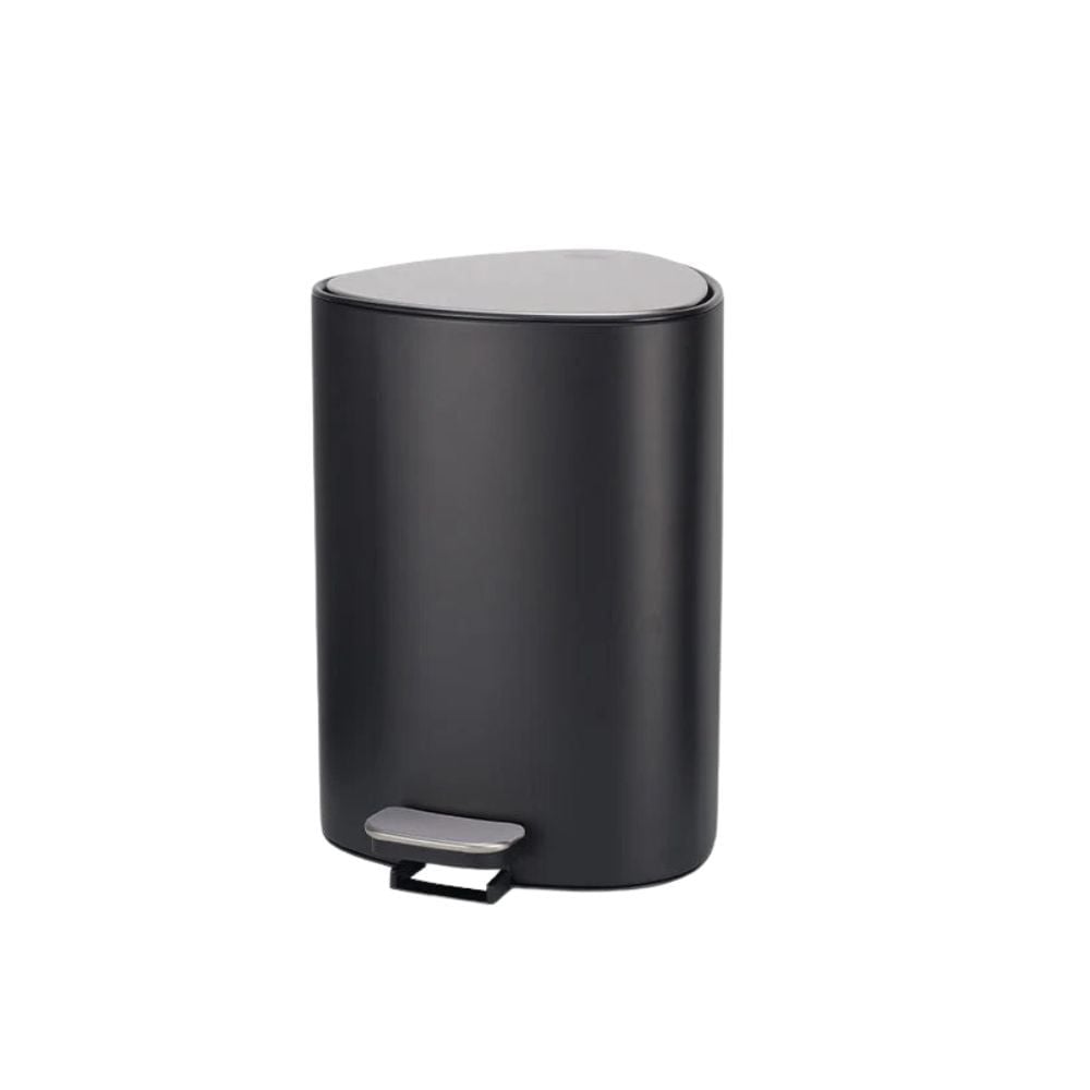 thung rac joseph joseph easystore steel pedal bin 70595 5l mau den nham