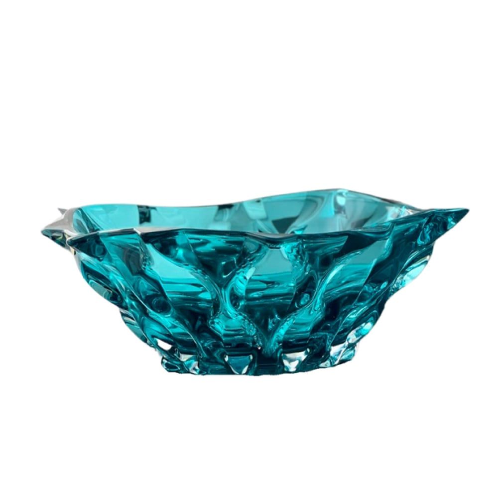 to pha le bohemia samba xanh aquamarine 30 5cm