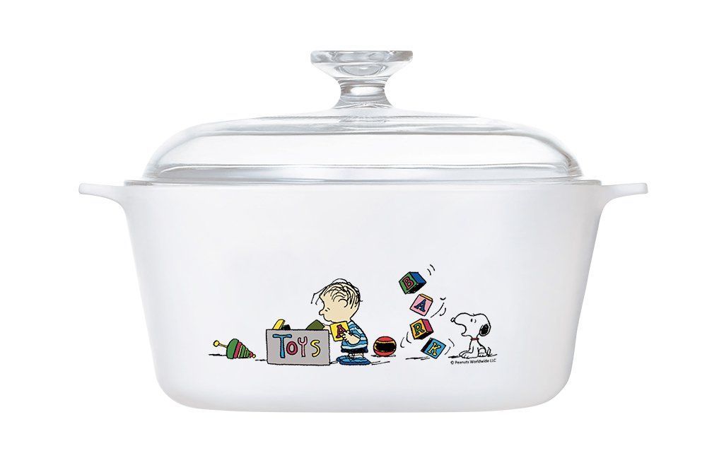 noi gom thuy tinh chiu nhiet corningware phien ban gioi han snoopy 5l