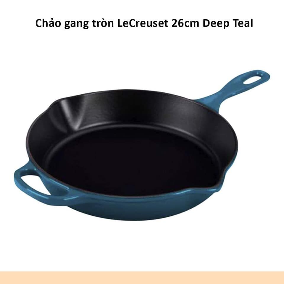 chao gang lecreuset 26cm karibik blau deep teal