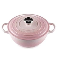 noi gang lecreuset la marmite 24cm shell pink mau hong