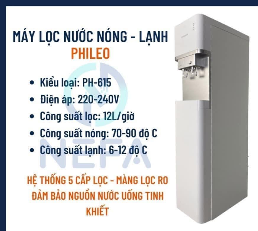 may loc nuoc nong lanh phileo ph 615