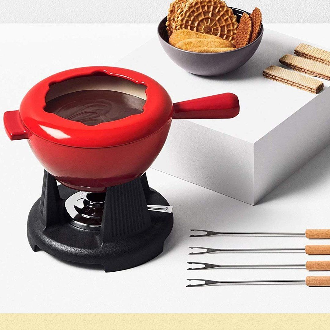 bo noi an lau lecreuset fondue set 2l