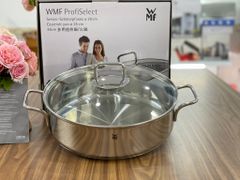 chao inox wmf profi 2 quai 28cm