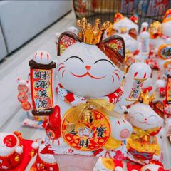 vua meo than tai doi vuong mien maneki nekosize 20cm