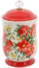 hu dung do kho the pioneer woman vintage floral canister