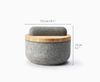 bo chay coi joseph joseph 20176 dash pestle mortar with bamboo lid granite kem nap tre