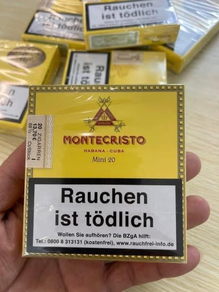cigar montecristo mini 20 hop 20 dieu