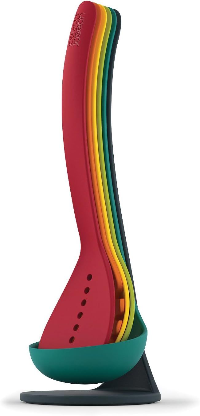 bo dung cu nau an 5 mon kem gia do joseph joseph 10124 nest utensils plus multi