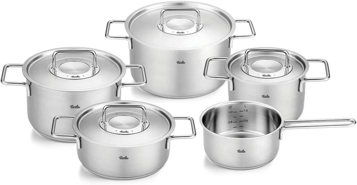 bo noi fissler pure collection 4 noi 1 quanh nap inox