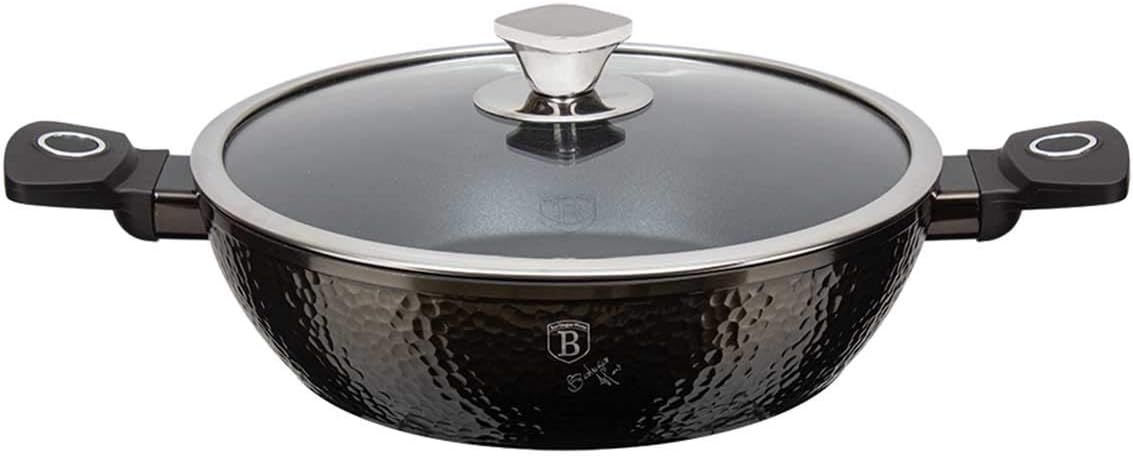 noi chao 2 quai cam co nap berlinger haus bh 6577 28cm mau nau den primal gloss collection