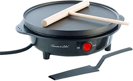 may lam banh crepes rosenstein sohne electric crepe maker 500 w 18 cm