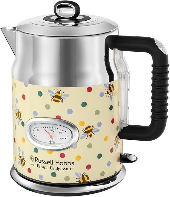 am sieu toc russell hobbs bumblebee polka dot 27240 cong suat 3000w 1 7l mau kem